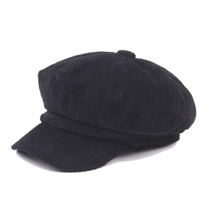 casquette gavroche noir femme