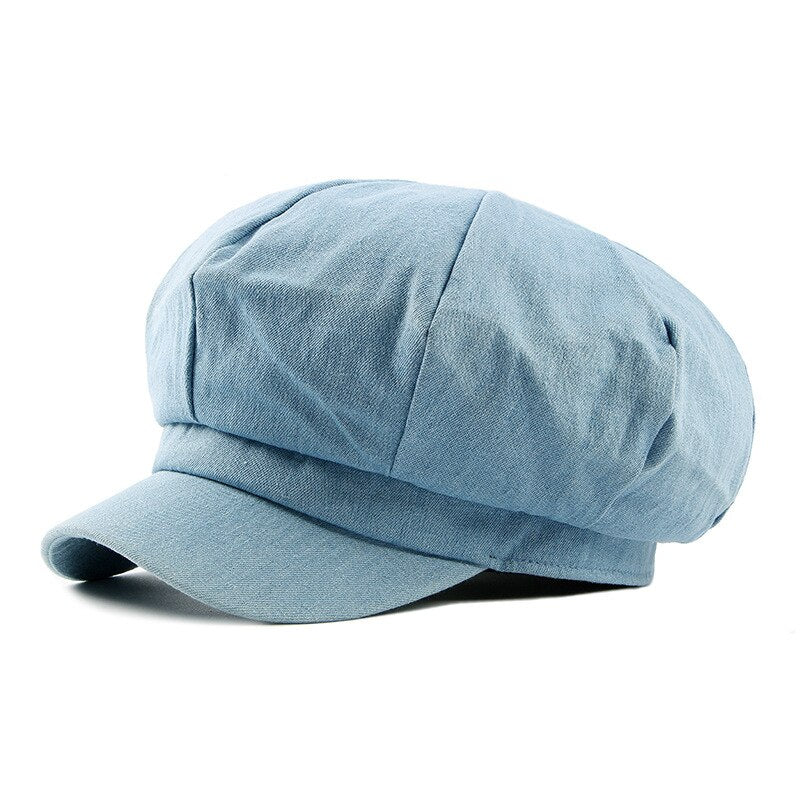 beret gavroche bleu