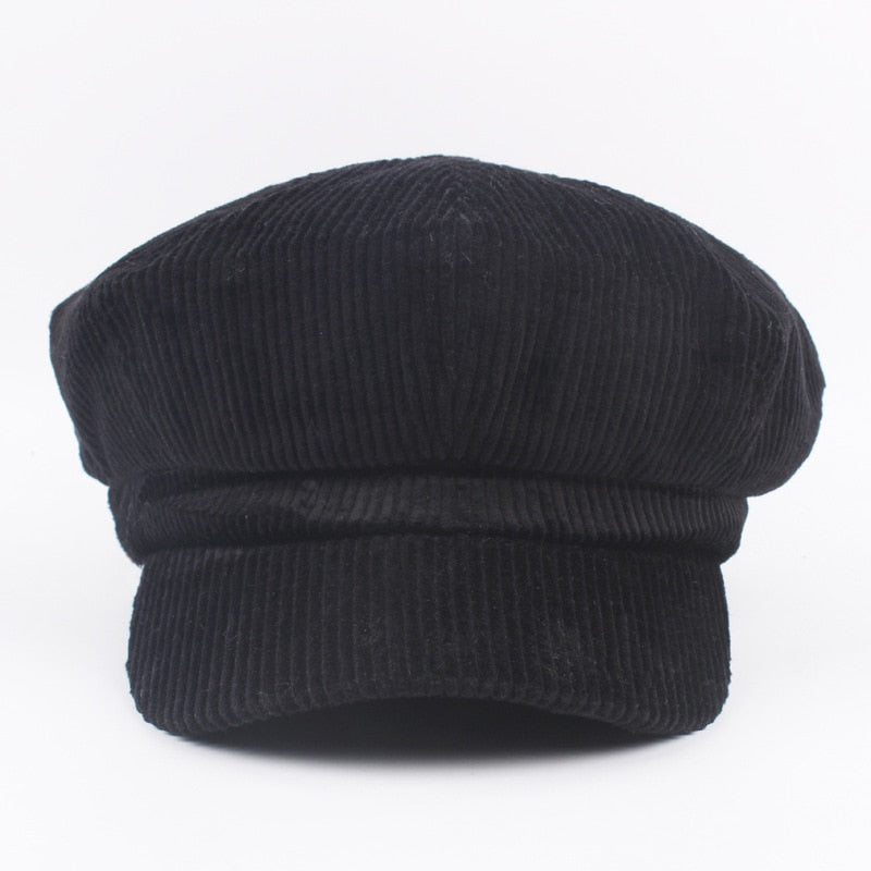casquette noir gavroche femme