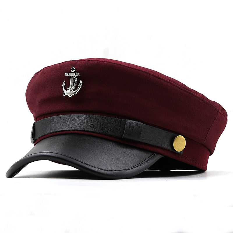 Béret Militaire Rouge Foncé