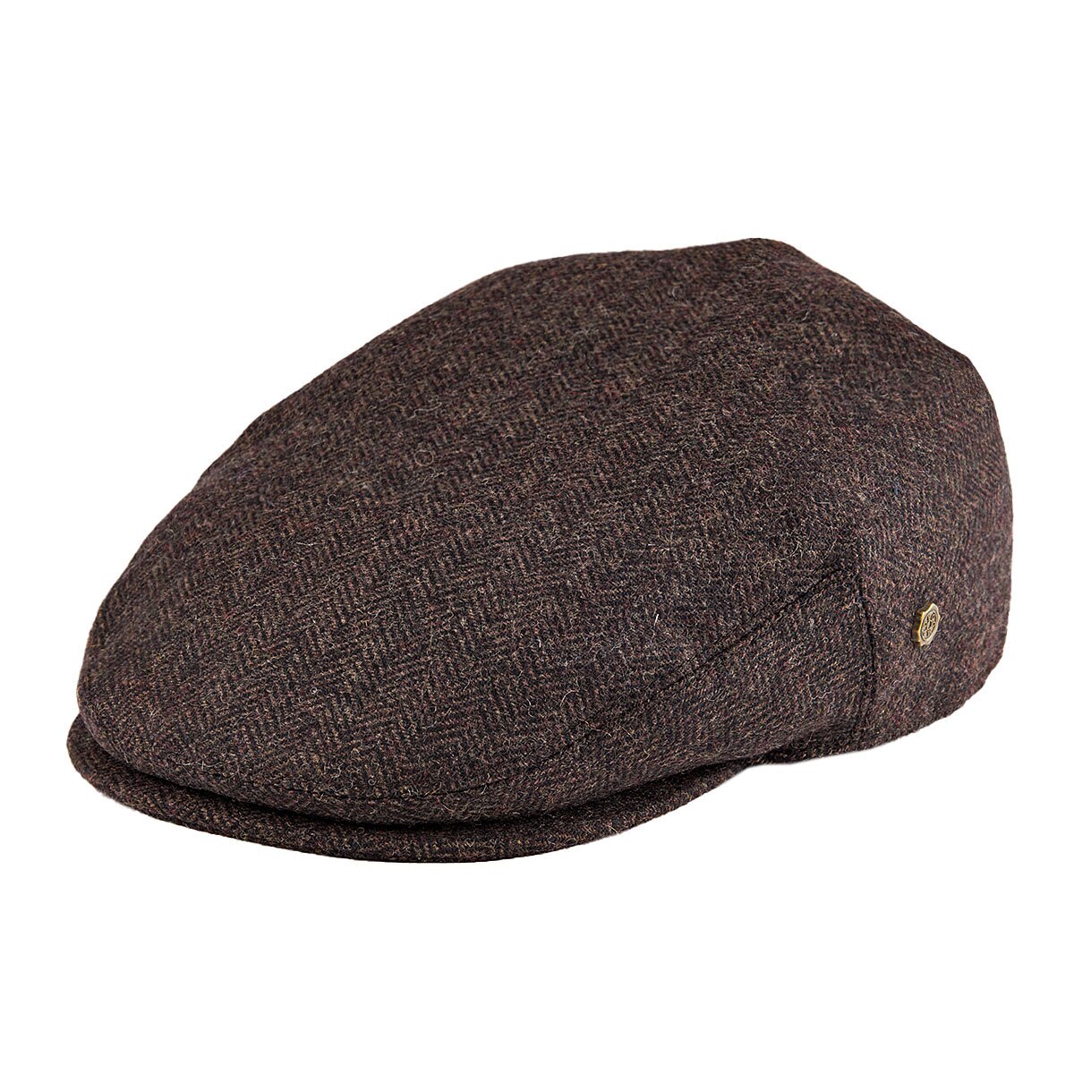 casquette plate marron