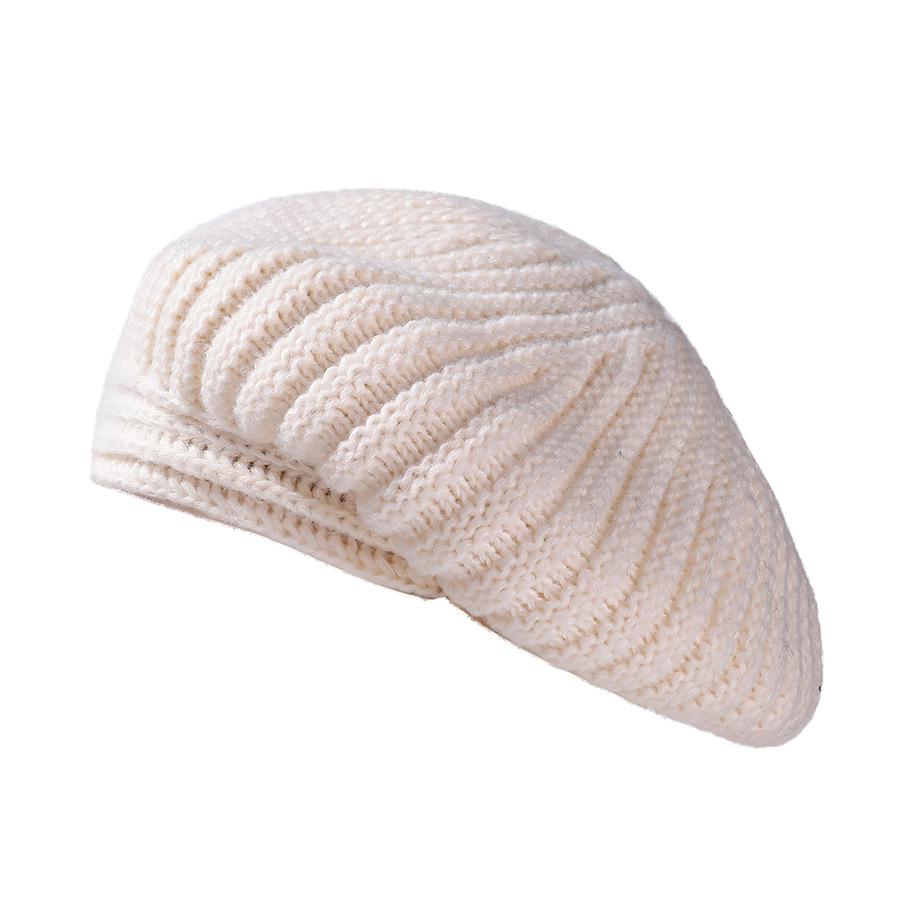 beret au crochet femme