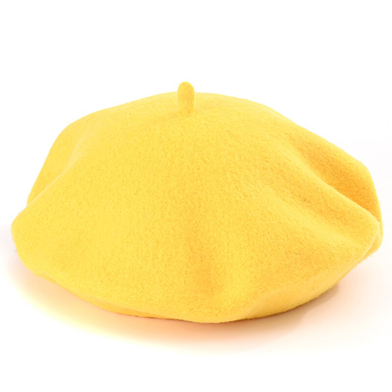 béret basque jaune