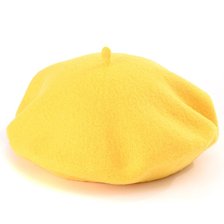 béret basque jaune