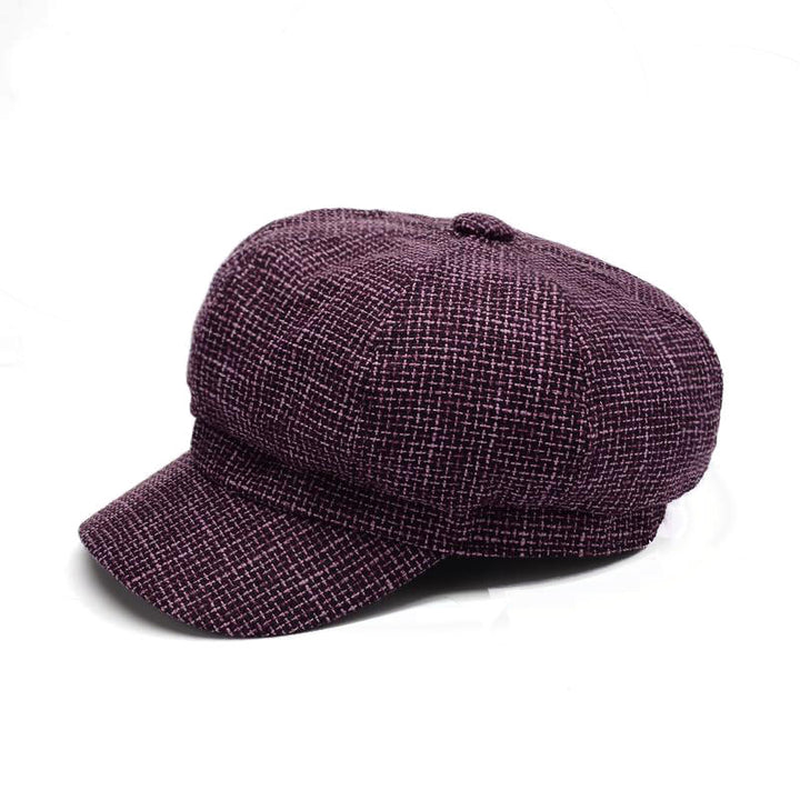 Casquette Gavroche Violet Femme