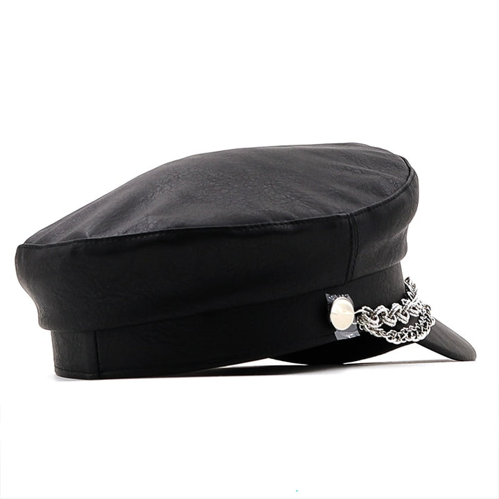 béret casquette gavroche noir