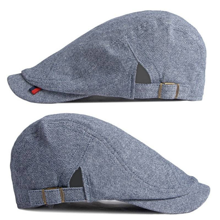 béret casquette bleu et gris