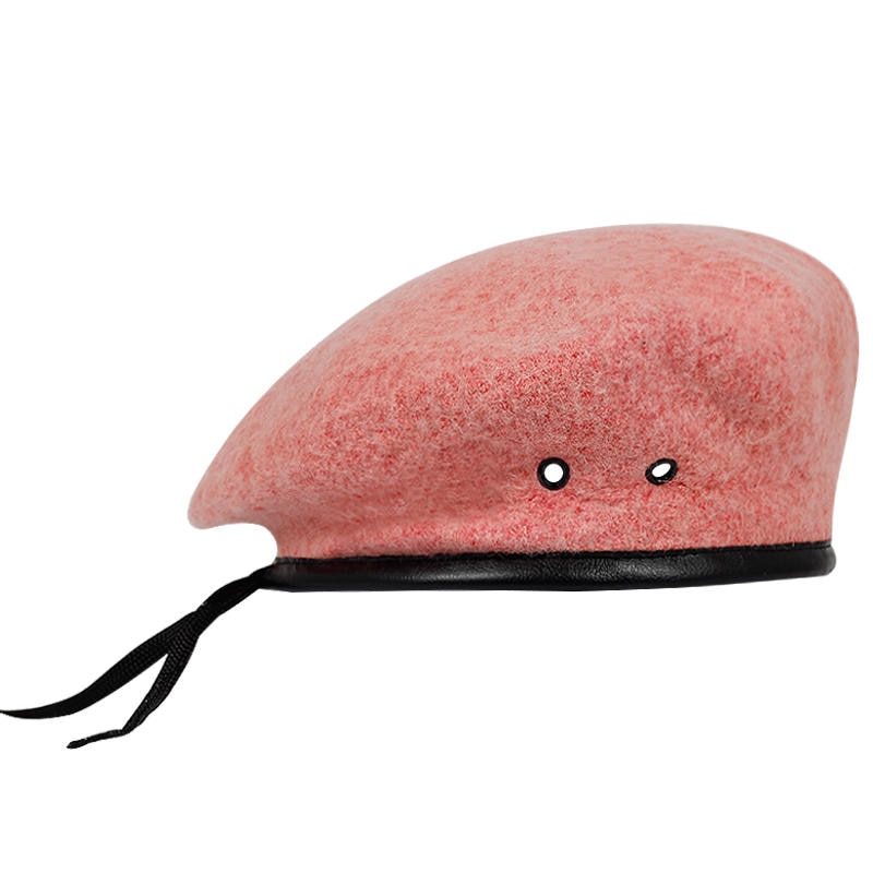 béret militaire rose