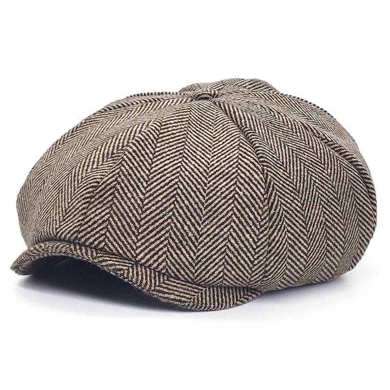 béret homme marron
