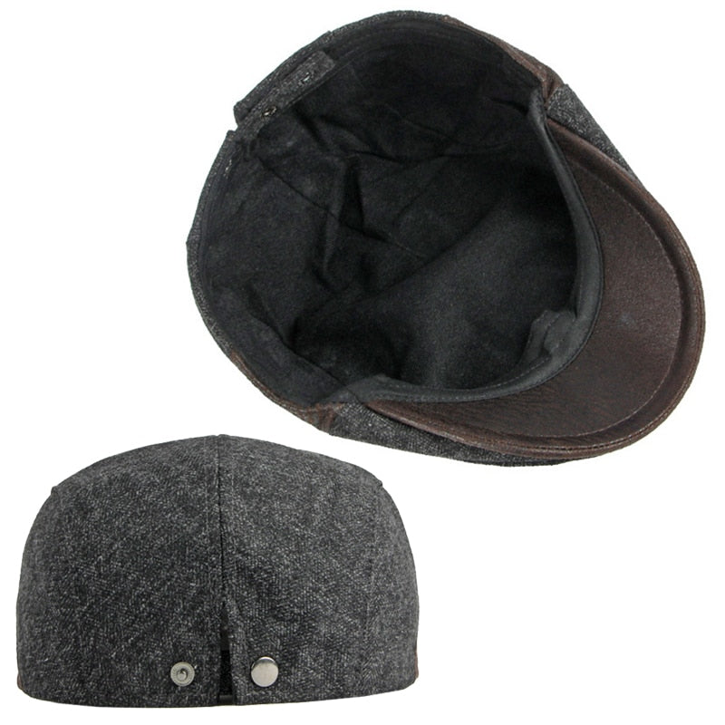 béret gris pour homme