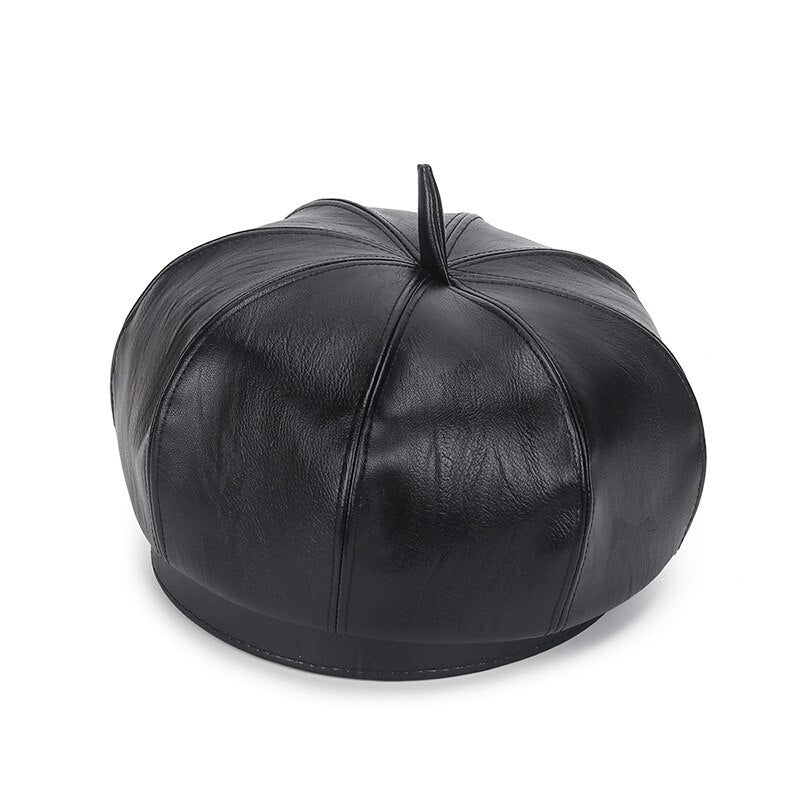 béret simili cuir