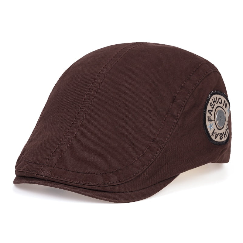 casquette béret été marron