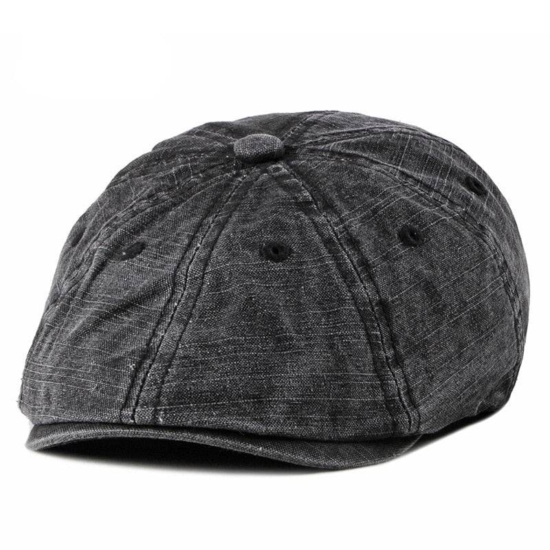 casquette béret denim