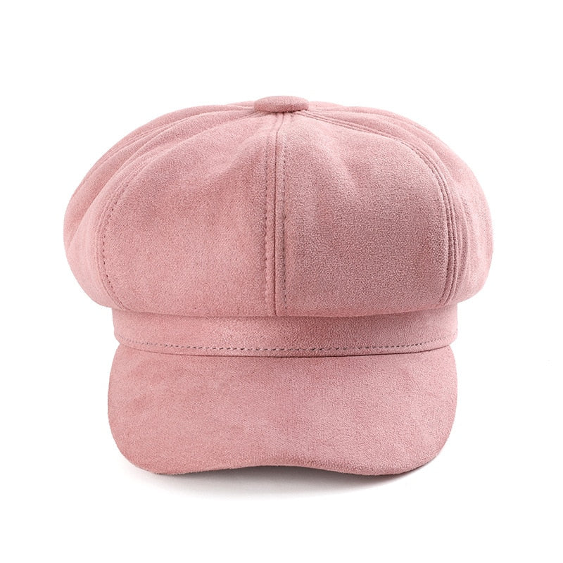 béret rose pour femme