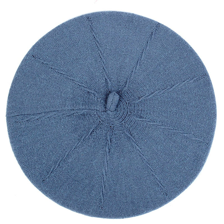 béret bleu coton