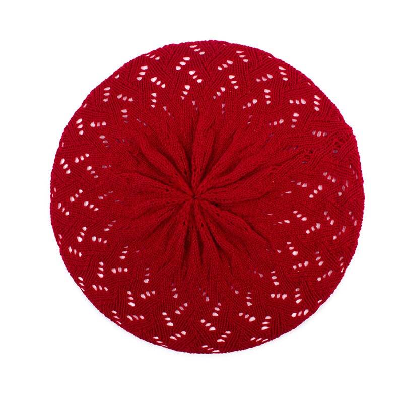 beret basque rouge femme