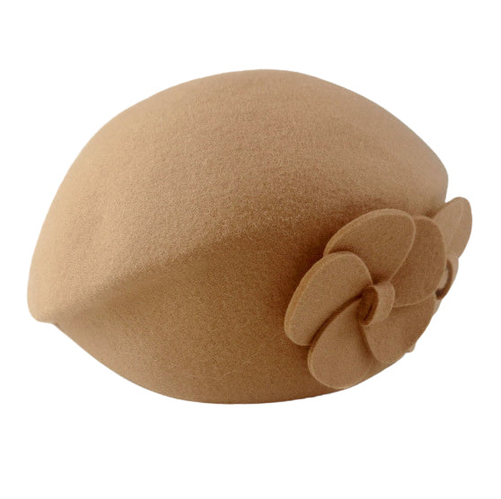 beret femme fleur