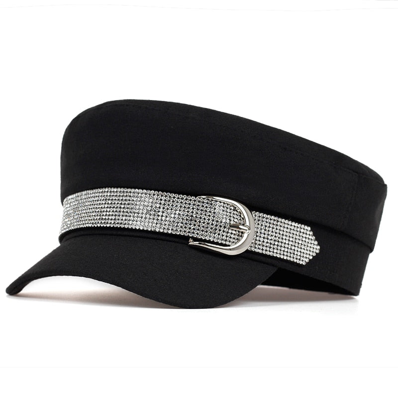 Béret casquette femme noir