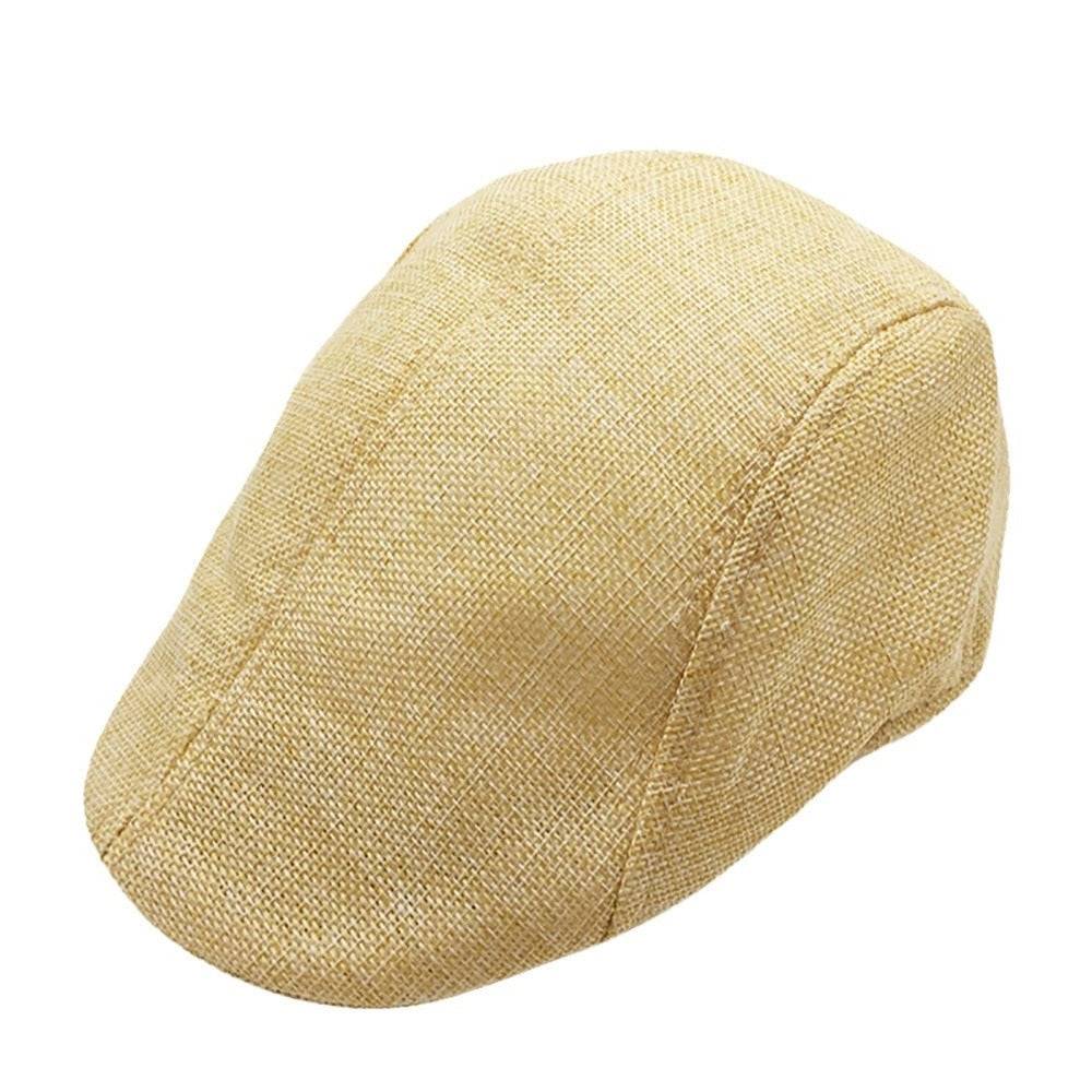 Casquette béret beige