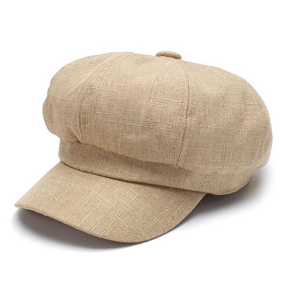 Casquette Gavroche Femme Beige