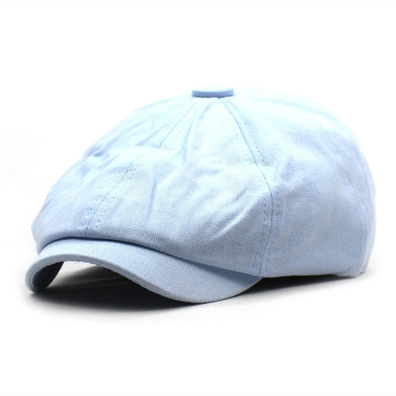 casquette gavroche bleue ciel