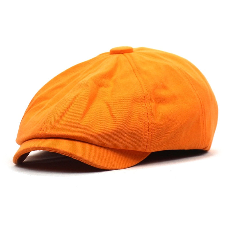 casquette béret orange