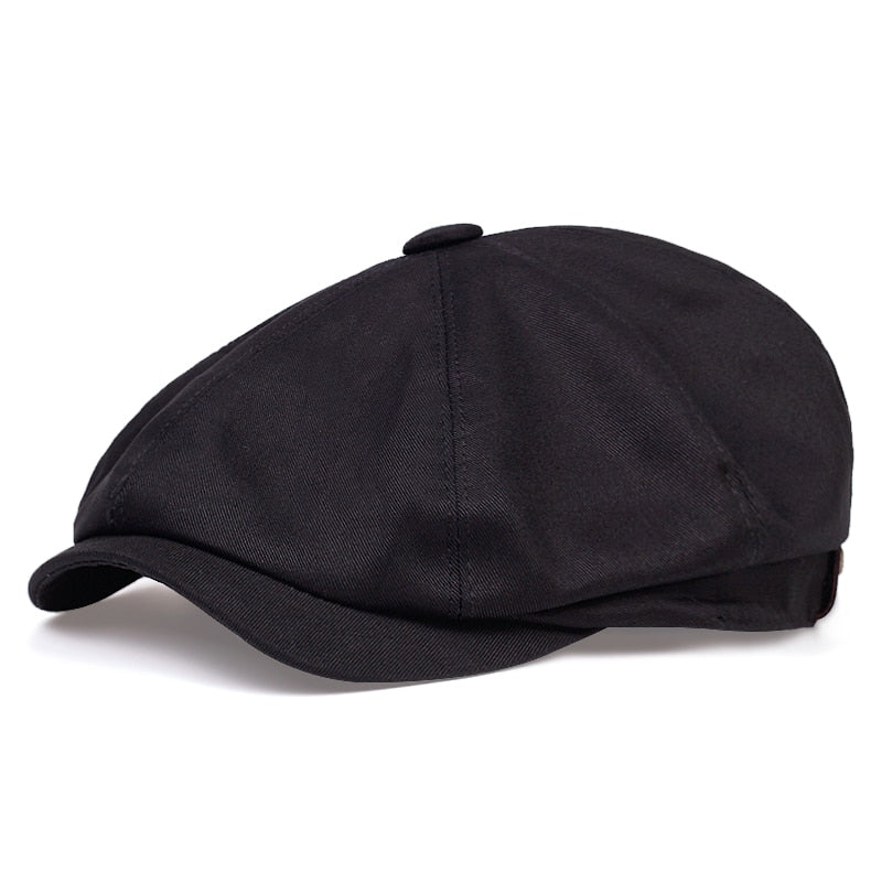 Béret Gavroche noir