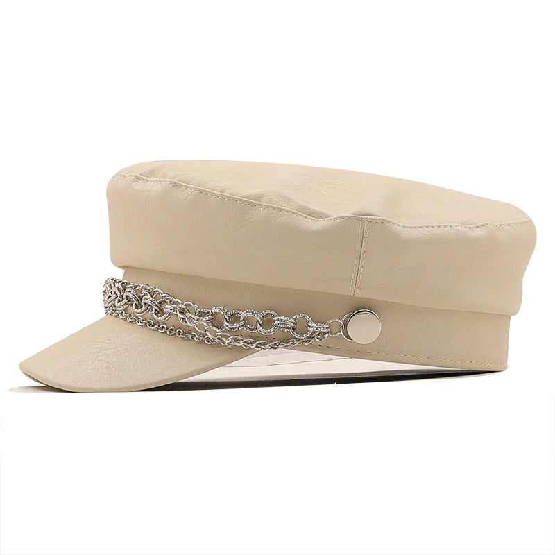 béret gavroche beige