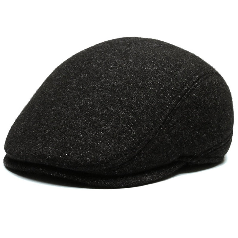beret avec un cache oreille