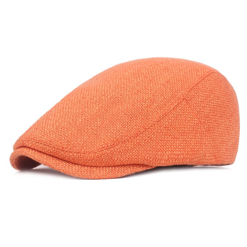 béret casquette orange