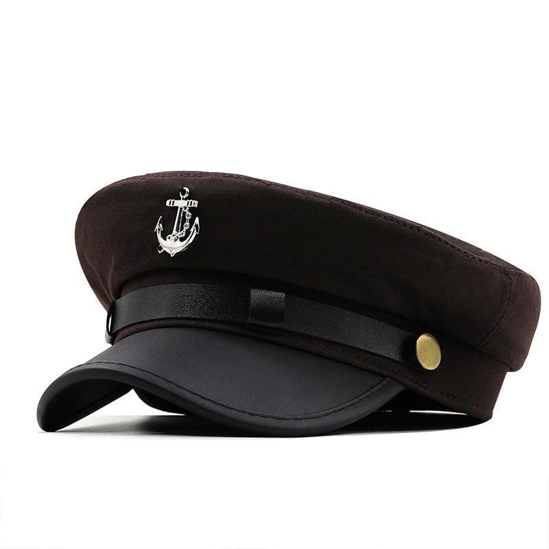 Béret Militaire Marron Homme