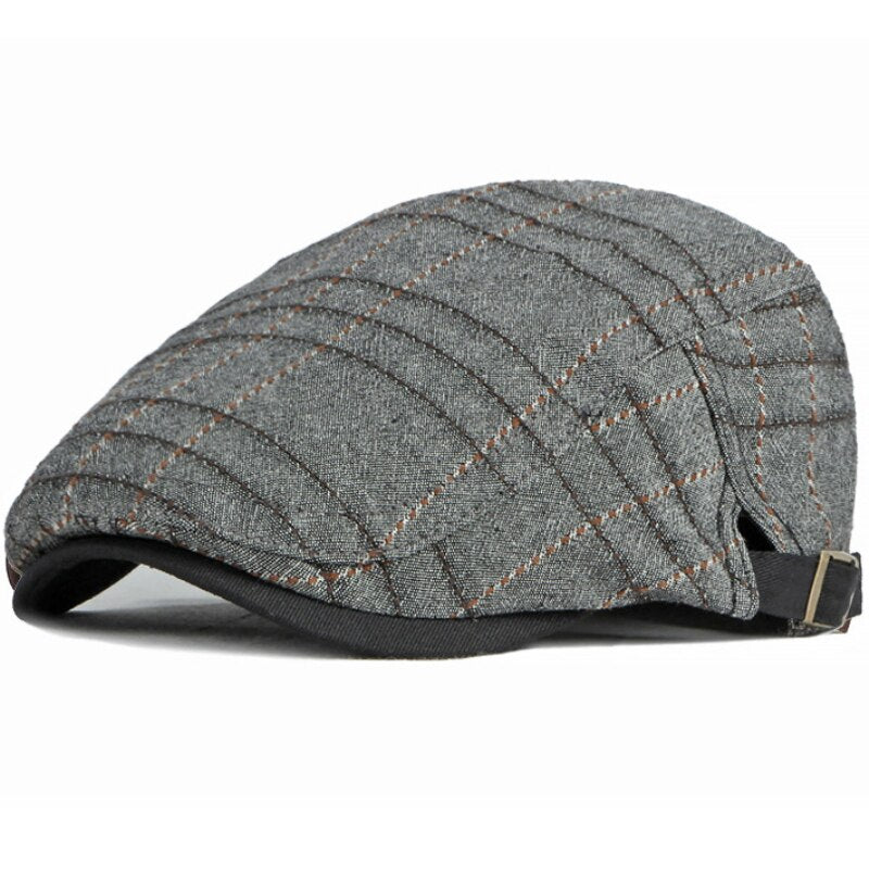 casquette beret homme gris
