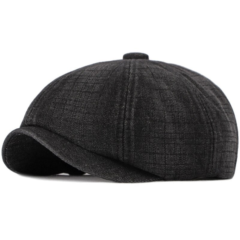 Casquette gavroche noir